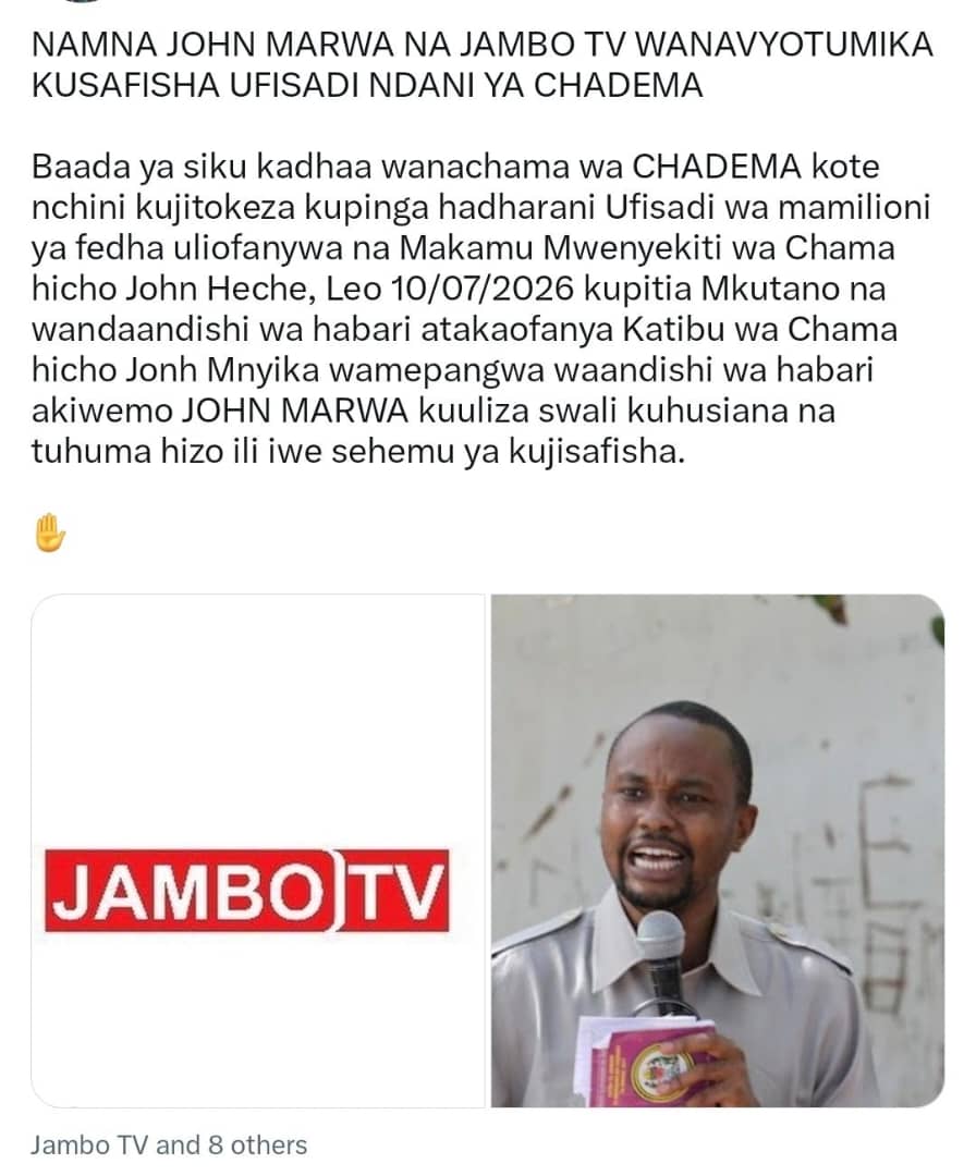 UngujaM's tweet photo. John Marwa wa Jambo na Mpango na Mnyika https://t.co/bKq1IuPKen