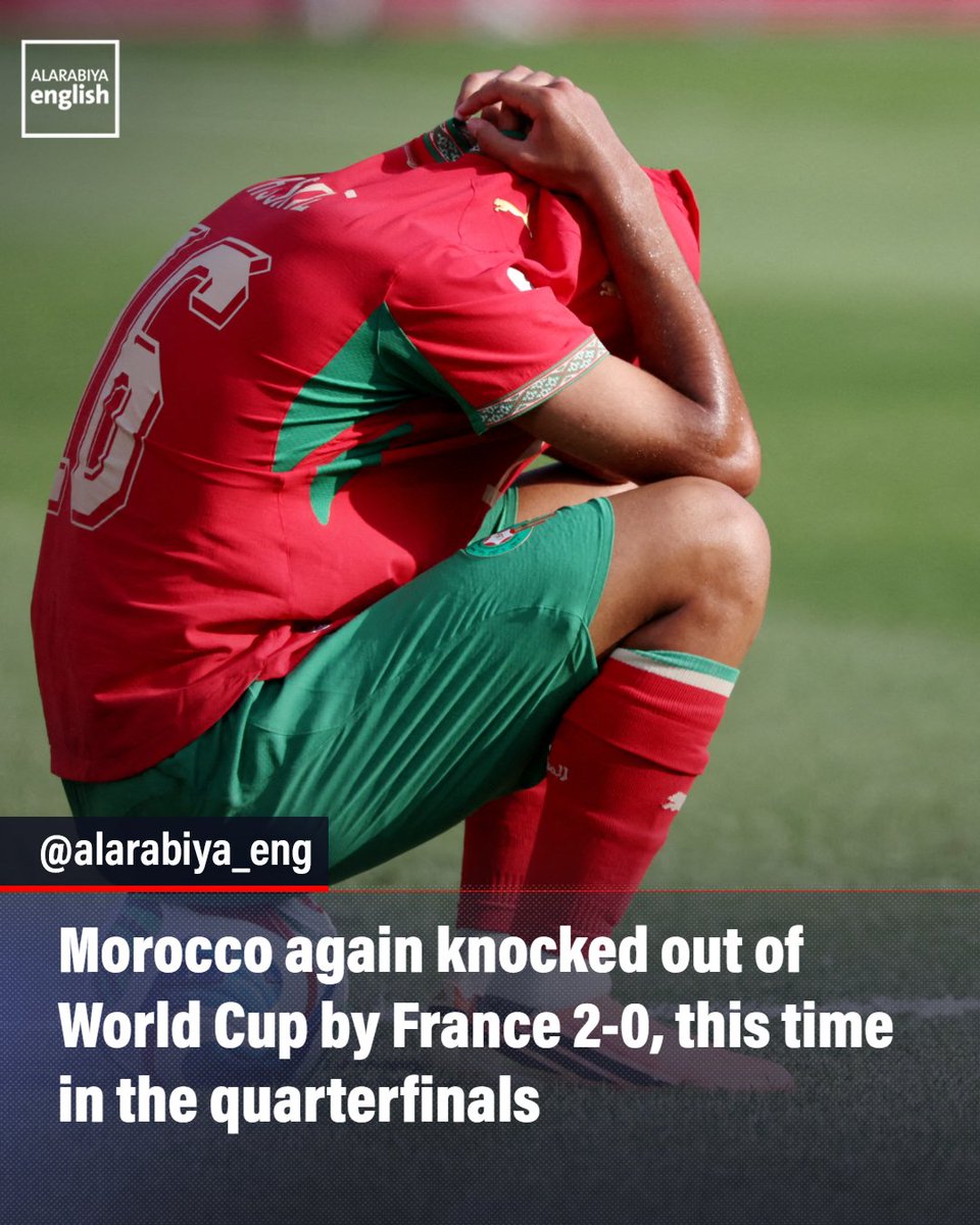 Dj Vu: France Ousts Morocco Again 2-0, This Time in Quarterfinal Heartbreak at Gillette Stadium