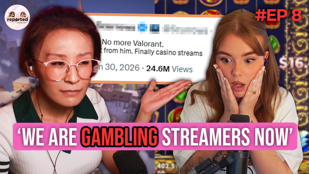 ReportedPod's tweet photo. VAL beef, Gambling streamers, Problematic content, XBOX layoffs &amp; Football🫡

Check out episode 8 of Reported Podcast in the link below👇 https://t.co/cGPBLm2EOX