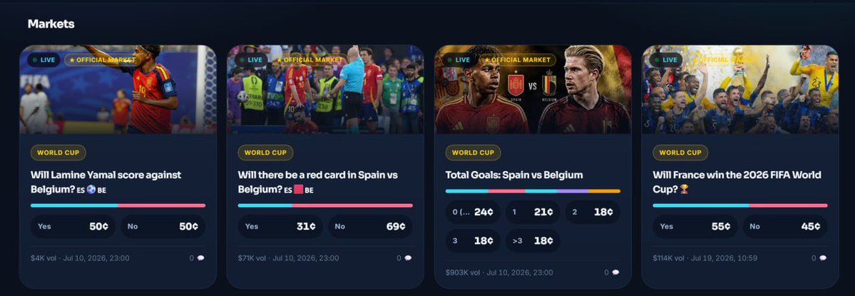 dbetmarket's tweet photo. 🔹new markets. New predictions. New opportunities on dbetmarket ⚡️

◾️https://t.co/Htmp95alzA

#DBET #worldcup #bet #predict ⚽️#soccer https://t.co/FqwsdtPpaz