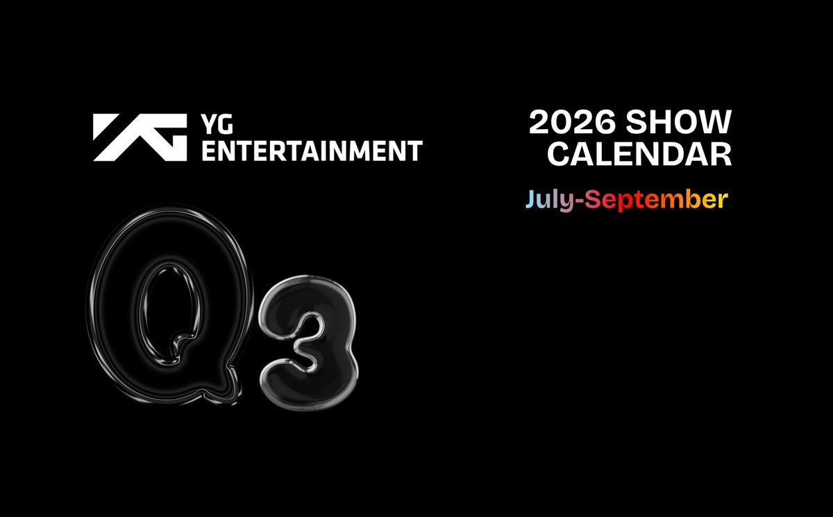 YGFacts_sprt's tweet photo. UPDATED 📢

YG Facts Blog — YG 2026 SHOW CALENDAR is jam-packed in the third quarter of the year with #BIGBANG #TREASURE #BABYMONSTER! 

Check here: https://t.co/yQBebIzNJM https://t.co/oGbuCgkFtB