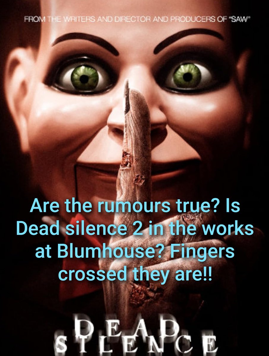 krowson55's tweet photo. Hopefully the rumours are true

@blumhouse #horror #films #movies #news https://t.co/m4m66CJIjt