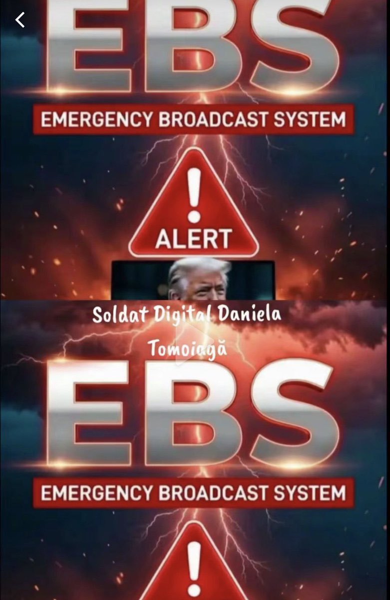 PascalNajal's tweet photo. The Emergency Broadcast System (EBS) exists as a safeguard - designed to provide urgent information when it matters most.

Systems can change, situations can evolve, but staying informed, prepared and quiet is what really makes a difference.

Be careful.

Stay prepared🌍💯. https://t.co/EwbFMpswAU