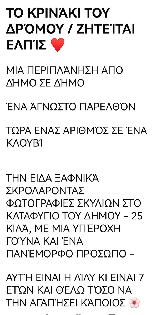 Christinalirou2's tweet photo. Καλύβια Αττικής
‼️🆘‼️🆘‼️🆘‼️
Την λένε Λιλυ κ είναι πανεμορφη. Βρίσκεται στο καταφύγιο στα Καλύβια. Ένα τόσο όμορφο κ καλό σκυλάκι είναι κρίμα να ζήσει την ζωή του σε ένα κλουβί. Κοινοποιούμε παιδιά μήπως βρεθεί οικογένεια που θα  αγκαλιάσει την Λιλυ. 🏡🐕❤️‼️‼️‼️‼️‼️‼️‼️‼️‼️‼️ https://t.co/Jp0Wez8tRe