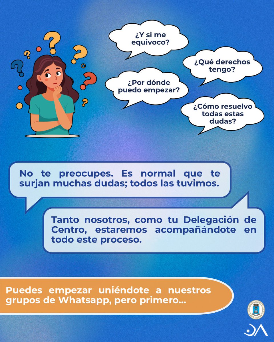 ce_upm's tweet photo. ¡Bienvenidx a la UPM! 🤗

¿Quieres resolver alguna duda o simplemente charlar con tus futuros compañeros? Inicia sesión con tu cuenta UPM, busca tu centro y únete al grupo de Whatsapp que te corresponda 🙌🏽

🔗 https://t.co/tbJ14dTQGQ

#queydondeestudiar26
#queydondeestudiar2026 https://t.co/agYxtNfZdk
