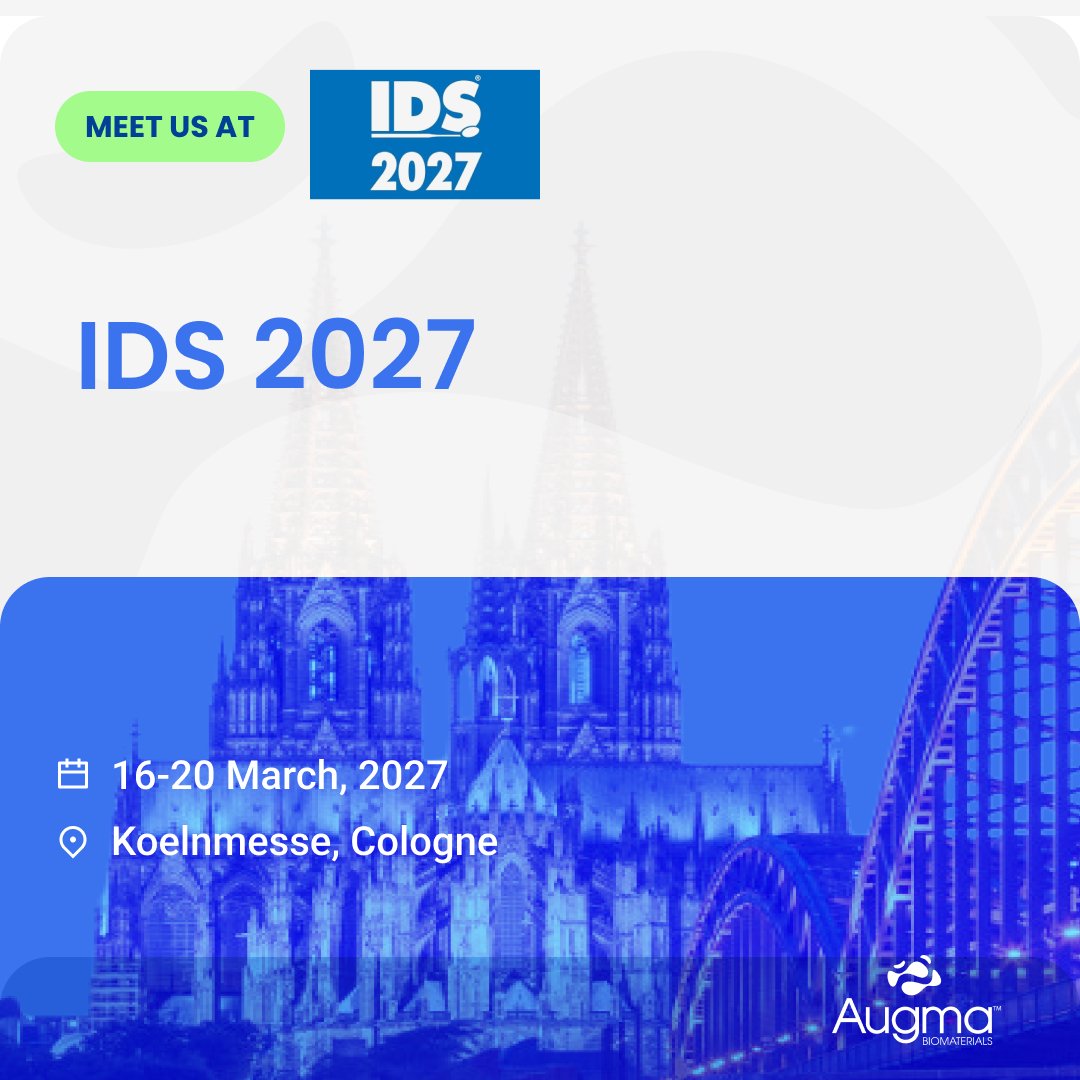 AugmaBio's tweet photo. Augma at IDS 2027 in Cologne.
Plenty of perks for our partners and customers.

If you visit IDS, fill out this form for your Augma surgical scrub: https://t.co/V0DgBMbdAd https://t.co/kURuI1WEcK