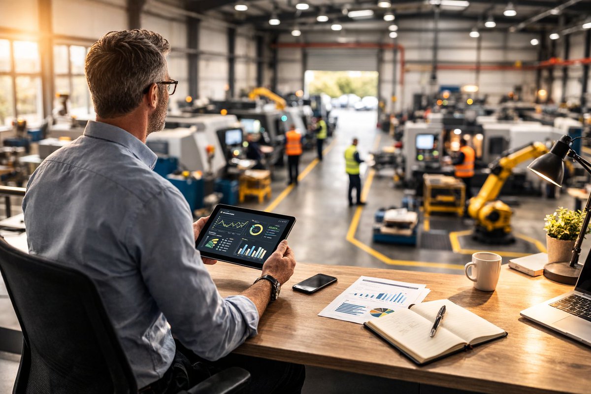 4CAnalytics's tweet photo. The best factory managers don’t hover over every machine. Visibility, autonomy & digital tools let you focus on strategy.
See how you can lead from anywhere: https://t.co/S3VBwS2FRe
#LeadSmarter #ConnectedFactory #ManufacturingLeadership https://t.co/DaWCwLipAd