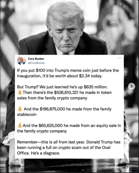 Citizen__B's tweet photo. No lies detected.
He's a criminal alright.
#Trump #TrumpRepublicanCorruption #Crypto #TrumpMemeCoin #TrumpLarceny #CryptoScam #TrumpCrimeFamily #GOPCorruption #GOPTheft #ConvictedFelon #Pedophile #EpsteinFiles #EpsteinRegime https://t.co/m0KPRJoZwr