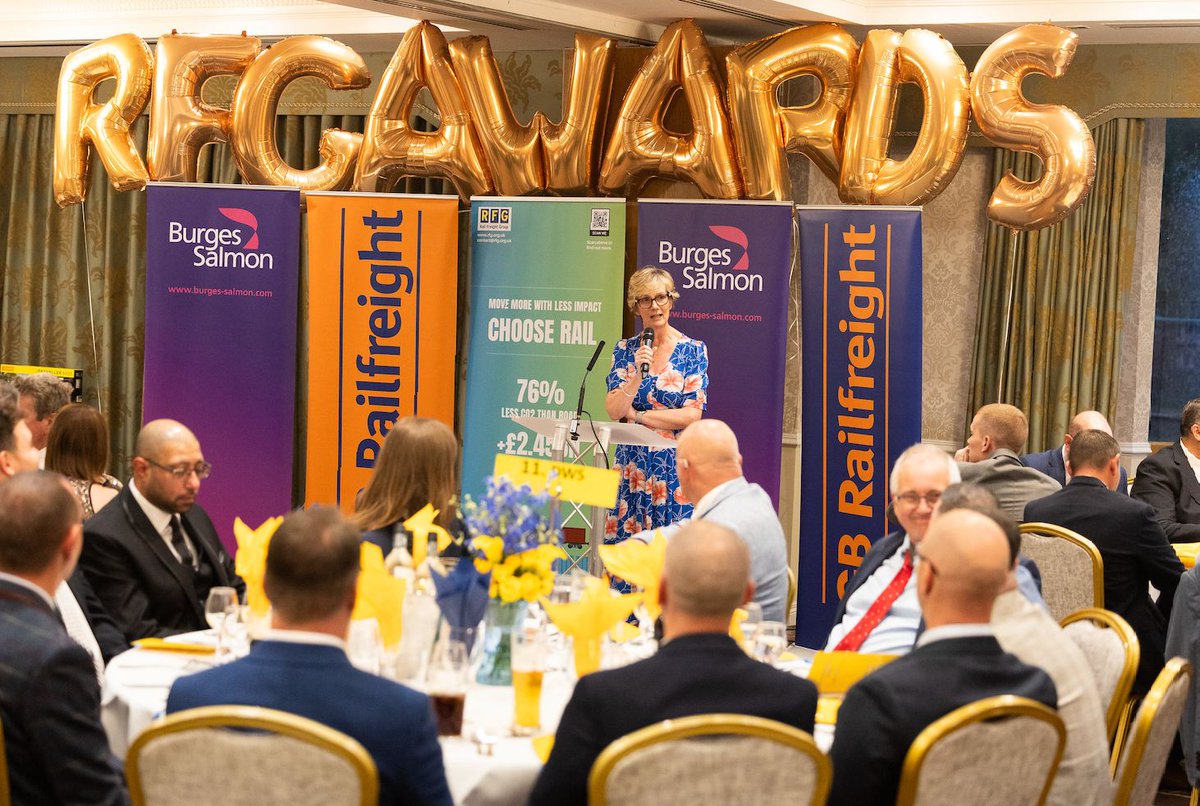 RailFreightUK's tweet photo. Tables for the #RFGAwards Dinner 2026 are selling fast.
Join rail freight leaders from across the sector on 10 September at Hunton Park Hotel for an evening of celebration, networking and industry recognition. Secure your table before they're gone: https://t.co/uo9cg6uEjA https://t.co/eLyKDtNLGX
