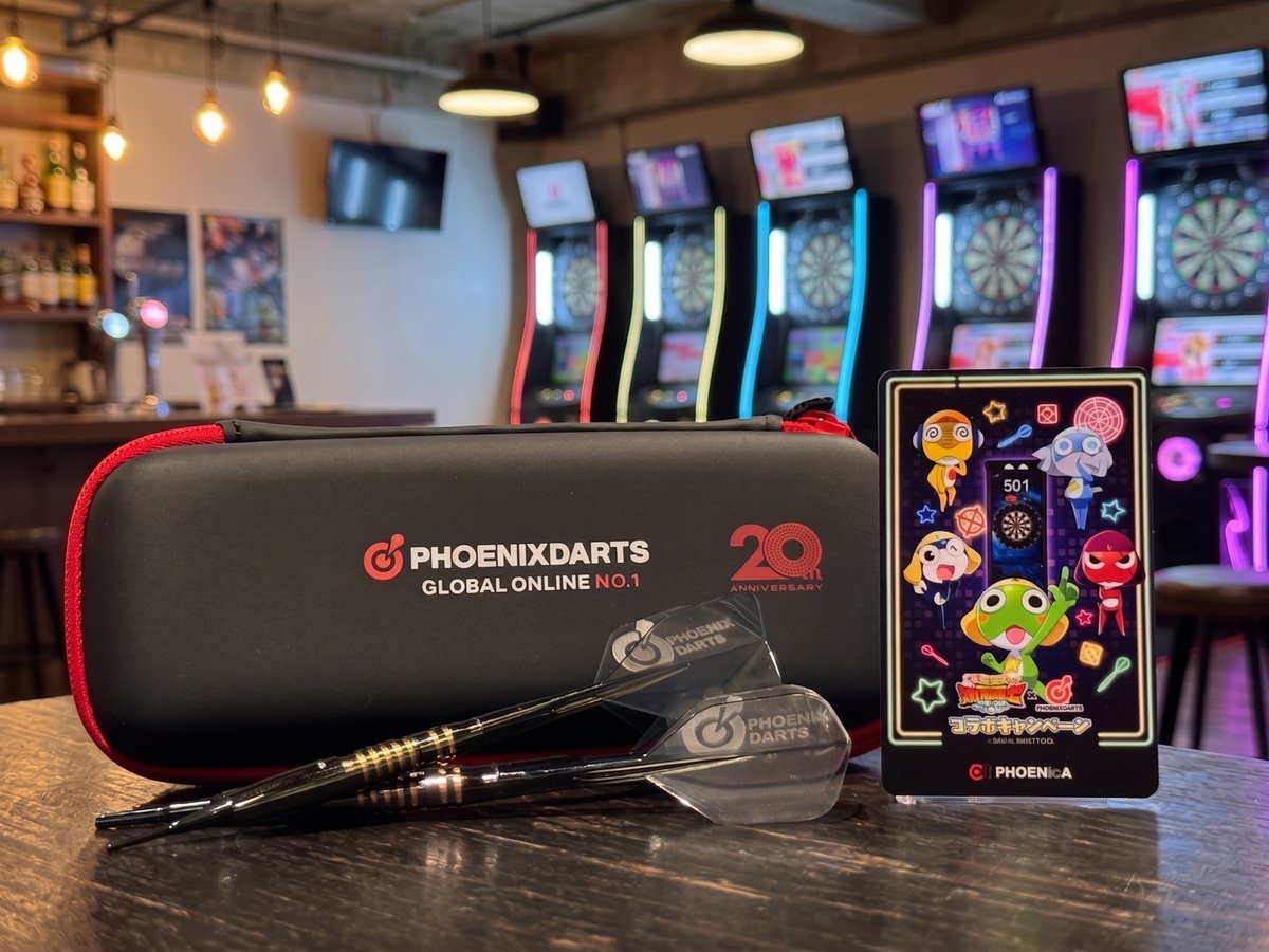 PhoenixdartsJP's tweet photo. ◥◣#ケロロ軍曹 コラボキャンペーン◢◤
~第2弾実施中であります！~

今回のSNSキャンペーンの賞品は。。。

・ダーツセット🎯
・限定PHOENicA 💳
を抽選で10名様にプレゼント！

≪応募条件≫
①本アカウント( @PhoenixdartsJP )をフォロー
(すでにフォローしている方も対象になります!)
②この投稿をリポスト！

忘れないように今すぐ応募がおススメですぅ🔰

#ダーツ
#フェニックスダーツ
#キャンペーン
#SNSキャンペーン