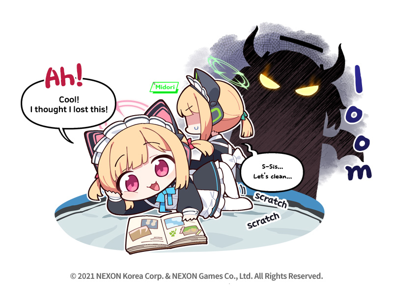 EN_BlueArchive's tweet photo. @donmin_h Momoi really did it now — looks like the Master's furious...! https://t.co/RMAnq3bKwZ