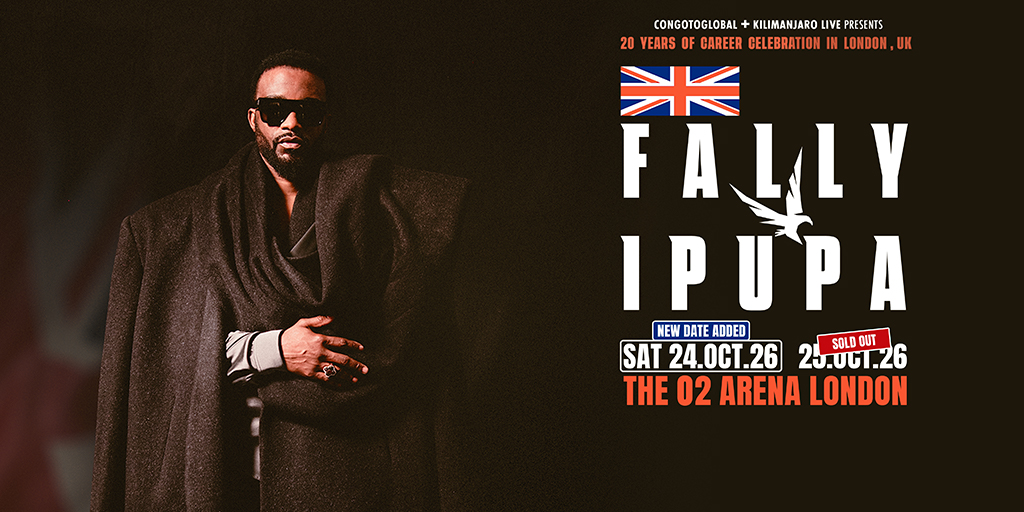 TicketmasterUK's tweet photo. Due to demand, Fally Ipupa has added an extra date at The O2, London ✨

On sale now >> https://t.co/Gsj19sgGcN https://t.co/O8YROU7U4D
