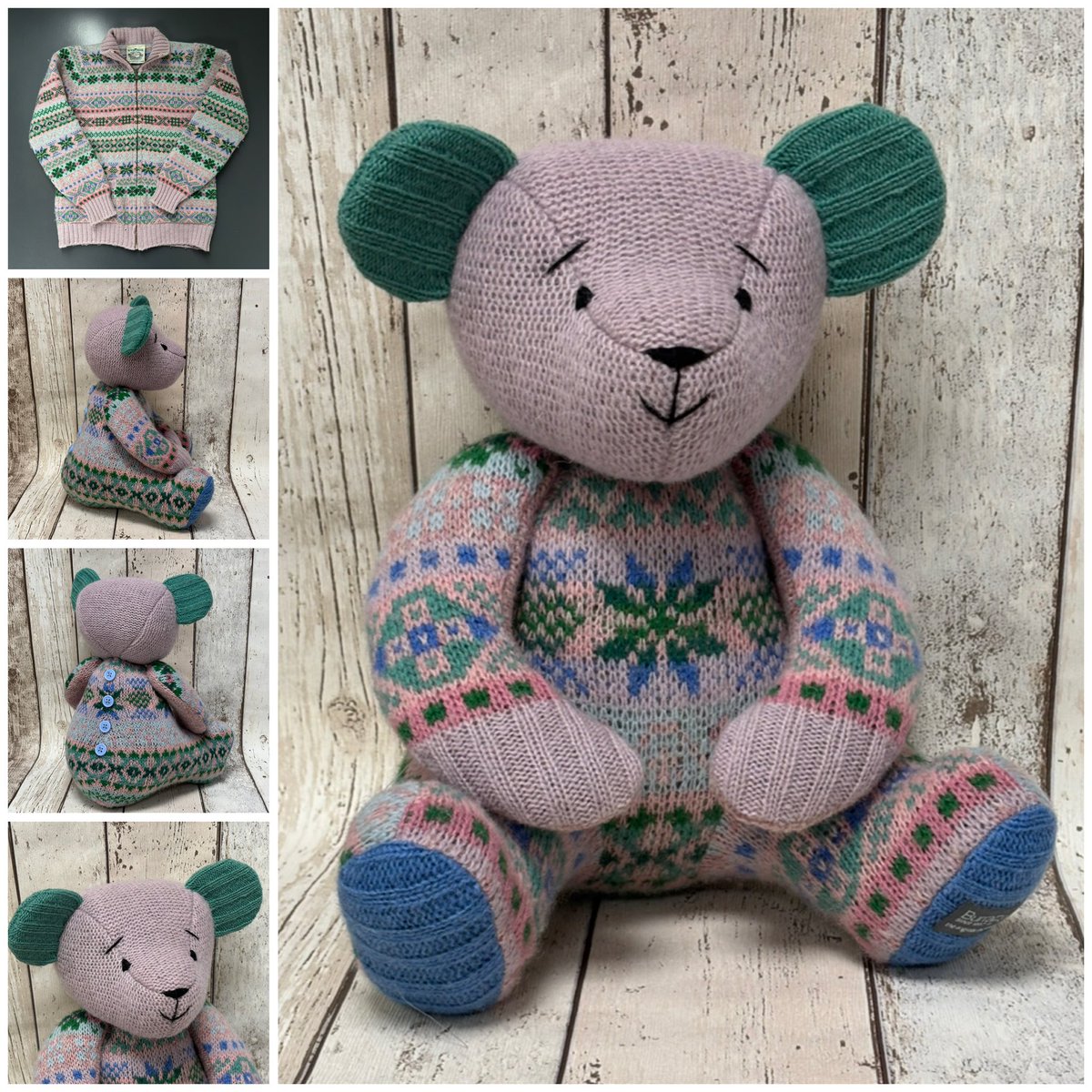BurraBears's tweet photo. Friday Burra Bear FOR SALE:
'Solfrid o' Skibhoul'
£135, price includes UK P&P
#burrabears #shetland #FairIsleFriday https://t.co/BpykiOIP8U