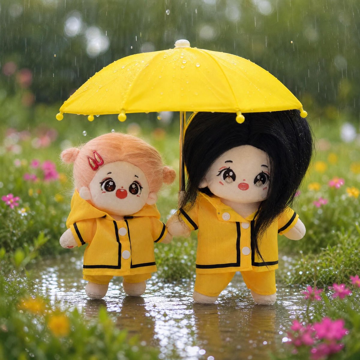 SP_factory's tweet photo. ☔ 비 오는 날이 기다려지는 이유 💛
장마도 우비만 있으면 문제없지!

🌸 분홍 우비 (15/20cm)
🌼 노란 우비+바지 세트 (15/20cm)
비 오는 날도 귀엽게 코디해요 💛

🛍 https://t.co/83CjPBHoif (우비)
https://t.co/zNNjiyFqN9 (우비세트)
※ 배경은 AI로 제작된 콘셉트 이미지입니다. https://t.co/H9G7dYdvGH