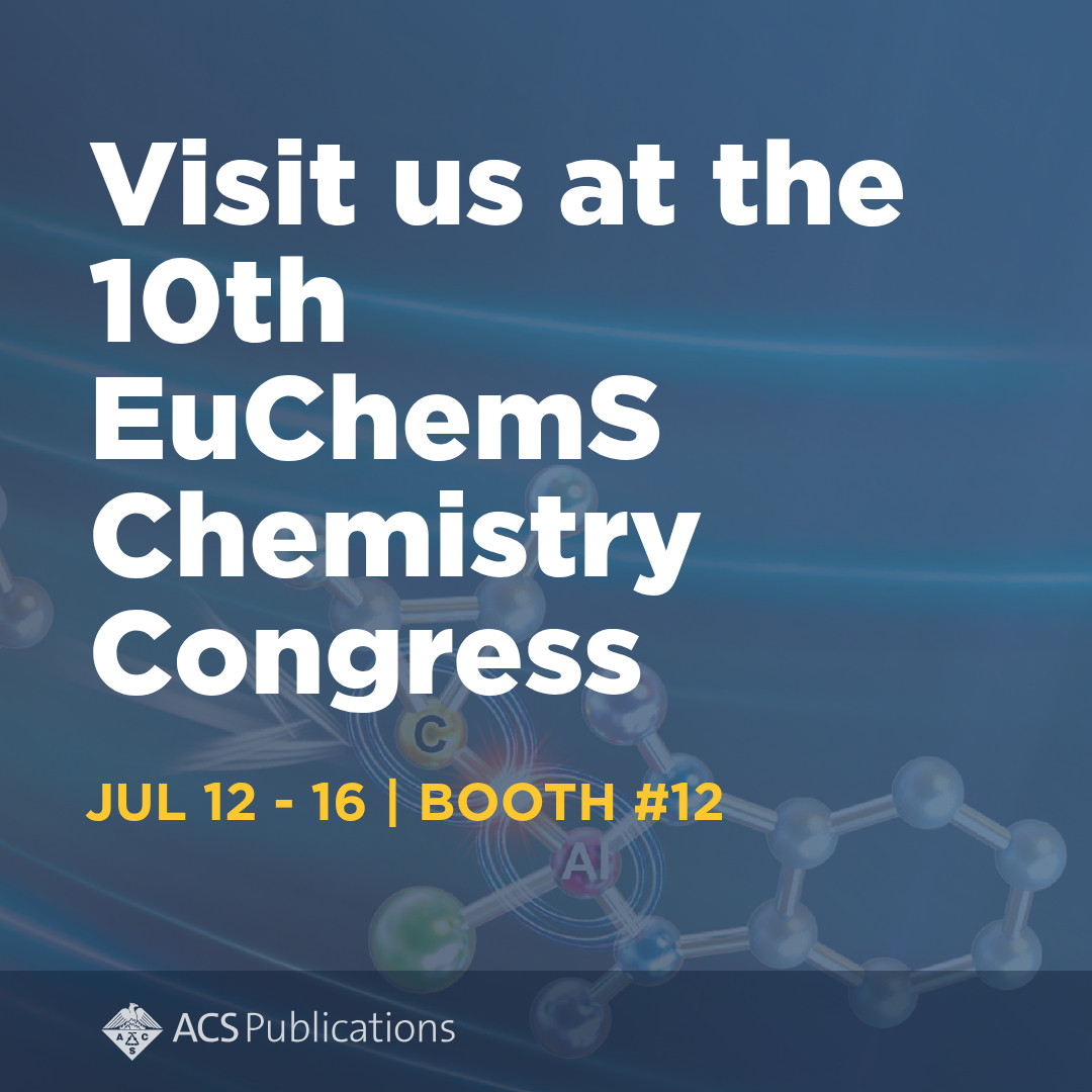 ACSPublications's tweet photo. ACS Publications will be at ECC10 (July 12–16, Booth 12) showcasing multidisciplinary innovations and discussing publishing opportunities.

As ACS turns 150, explore the Collection charting chemistry’s evolution and what’s coming next: https://t.co/QPLoMO8Mzl

#ECC10 #EuChemS https://t.co/t1GOTIkPxG