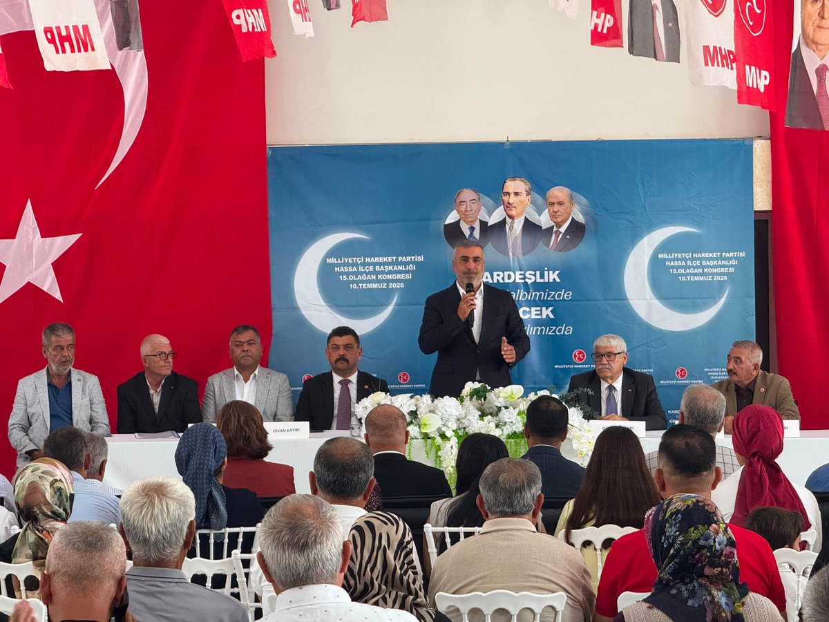 metintasci83's tweet photo. Hassa
15.Olağan kongremizi tamamladık.
İlçe Başkanlığı görevine seçilen Eyyüp TUFAN beye ve yönetimine başarılar diliyorum. https://t.co/F24wpdDicm