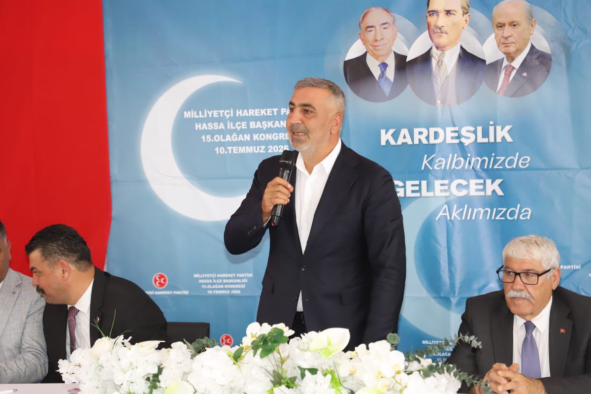metintasci83's tweet photo. Hassa
15.Olağan kongremizi tamamladık.
İlçe Başkanlığı görevine seçilen Eyyüp TUFAN beye ve yönetimine başarılar diliyorum. https://t.co/F24wpdDicm