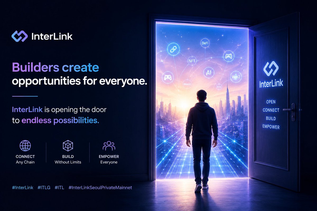 RSusmitah's tweet photo. Builders create opportunities for everyone.
InterLink is opening the door to endless possibilities.
#InterLink #ITLG #ITL #InterLinkSeoulPrivateMainnet https://t.co/G6fK4oNAJn