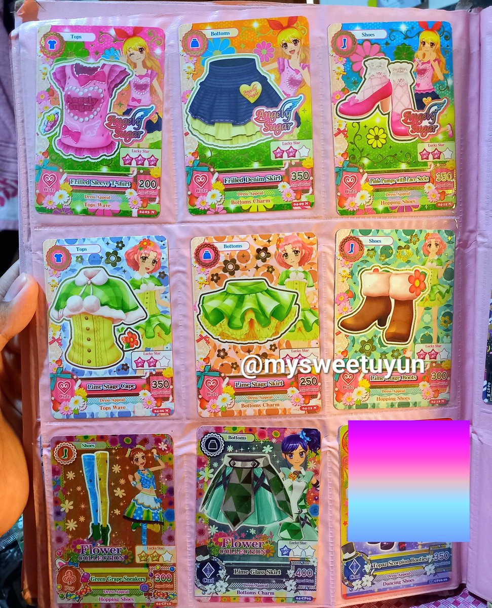 mysweetuyun's tweet photo. WTS / WTT (to yurika card/s)  💗  Aikatsu kolpri official ID 

🍊 splitpay ok (exc packing &amp; ongkir)
📍 solo karanganyar 
⚠️NOT FOR SENSITIVE BUYER karna ini kartu used dipakai main dan udah disimpen lama.

#wtsaikatsu #warunganime #warungaikatsu https://t.co/FFs0PxNzjI