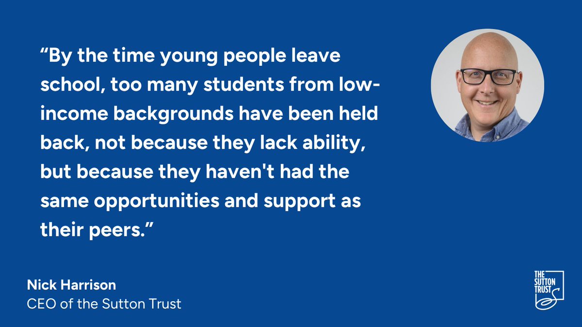 The Sutton Trust tweet media
