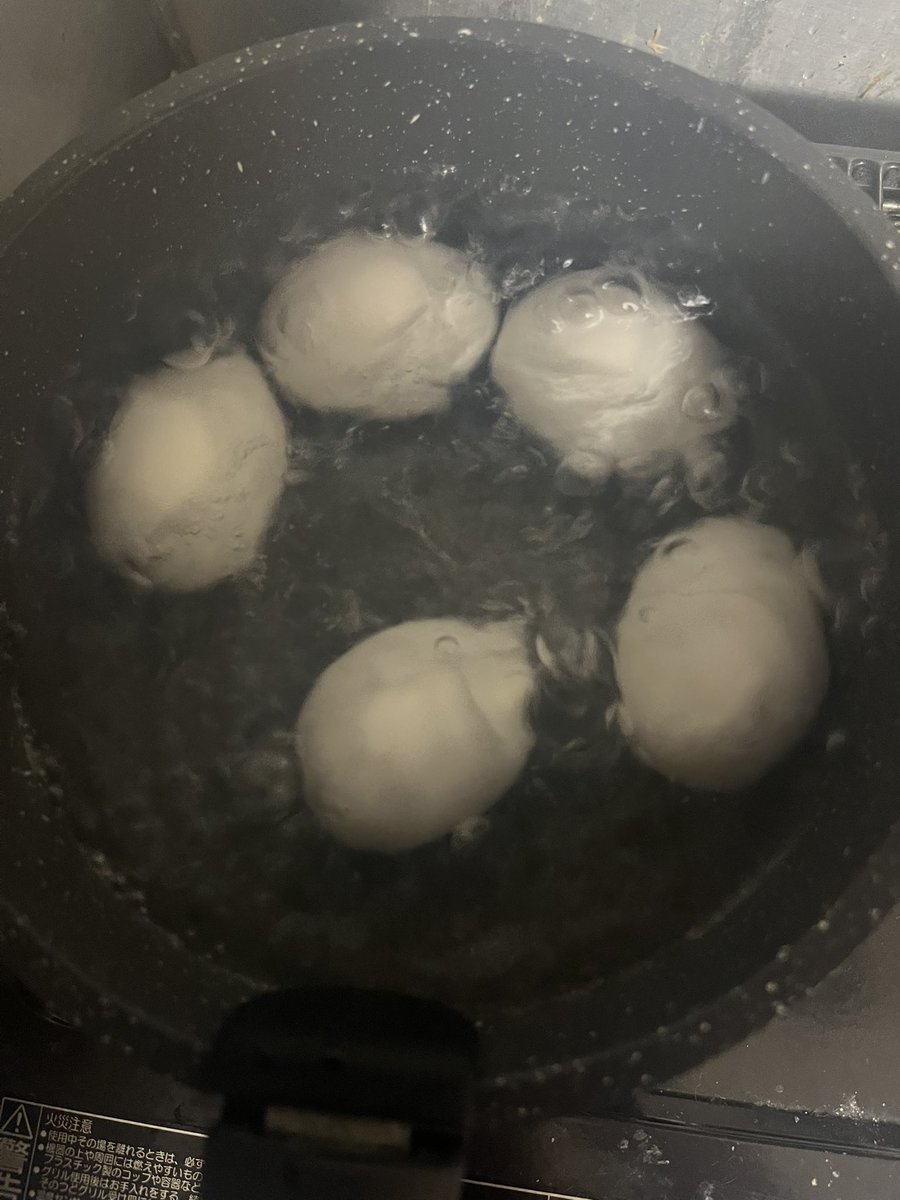 hinatao_Maxim's tweet photo. あぁ～

暇だなぁ�� って思って

ゆで卵 茹でてた 🤡🤡

ゆで卵 毎日食べようかなって
毎日 食べてたら
産まれるかなって 🤡🤡 ふふ https://t.co/lXQsD63gja