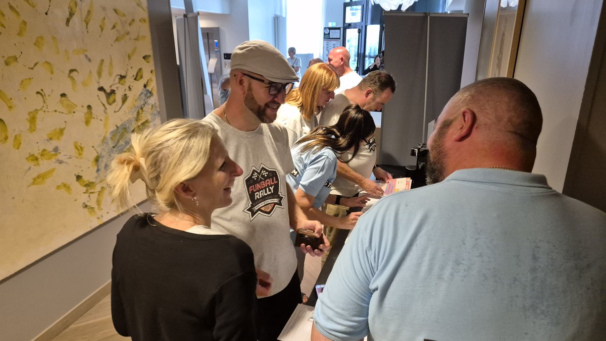 FunballRally's tweet photo. FUNBALL 2026 - 7 DAYS TO GO!
Only 7 days to go until rally registration in Reims. You will get to meet all your other team mates and get ready for your rally adventure. https://t.co/aqFGJGyxLE