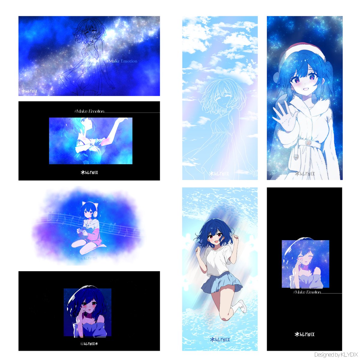 klydix's tweet photo. 🌙「KLYDIX Luira Wallpaper Pack」🌙

A little bonus for you.

This pack includes 18 wallpapers:
8 by SOU (@sougraphic_jp) , 8 by KLYDIX, and 2 bonus wallpapers.

Free for personal use only.
Sending love <3

✨ Download : https://t.co/jE2sYPiWfa https://t.co/zLO53s3u7R