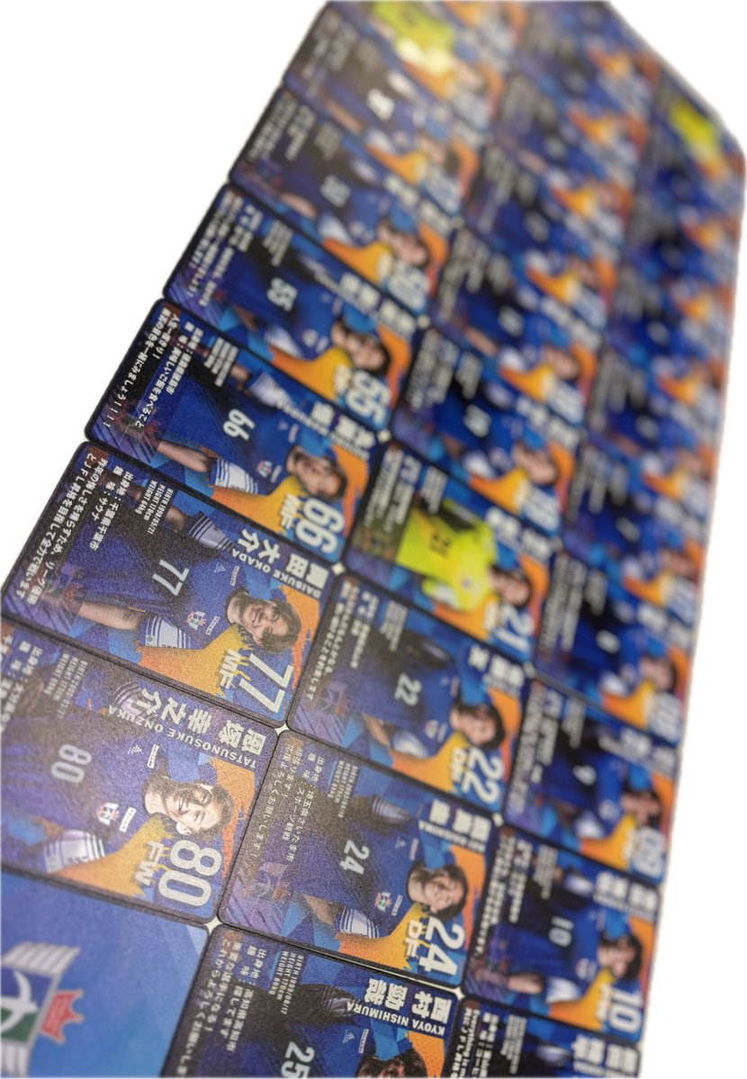 待望の新グッズ登場！ 7/12(日)より「選手カード」新発売🔥 全選手29名