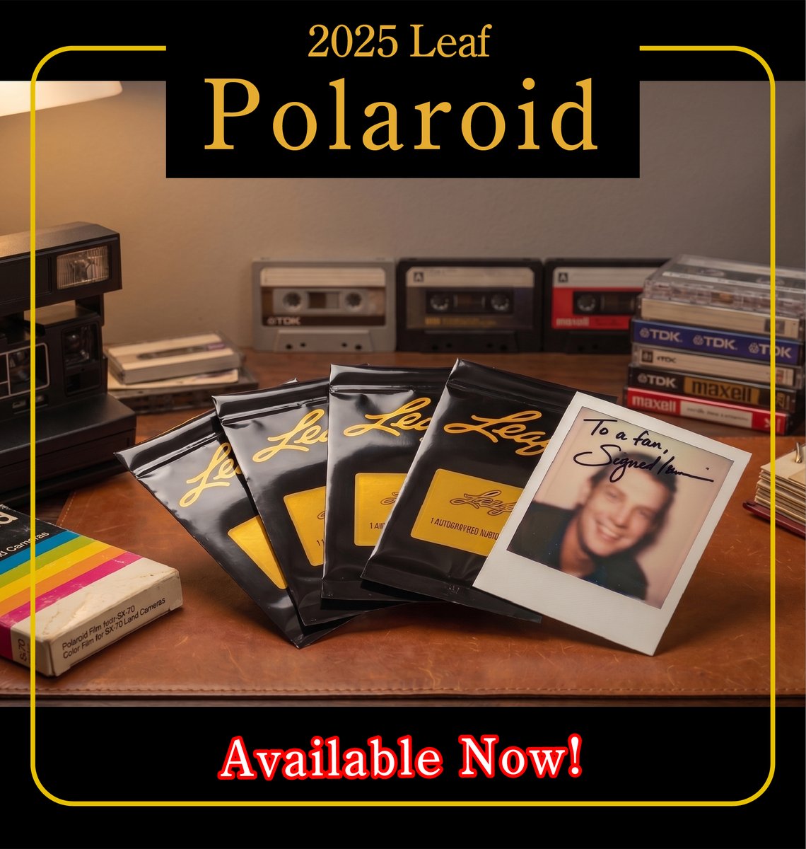 みなみけ アートグラフB 保証書付き 発売中商品のご紹介です！ 📸 2025 Leaf Polaroid Pack 世界に1枚だけ