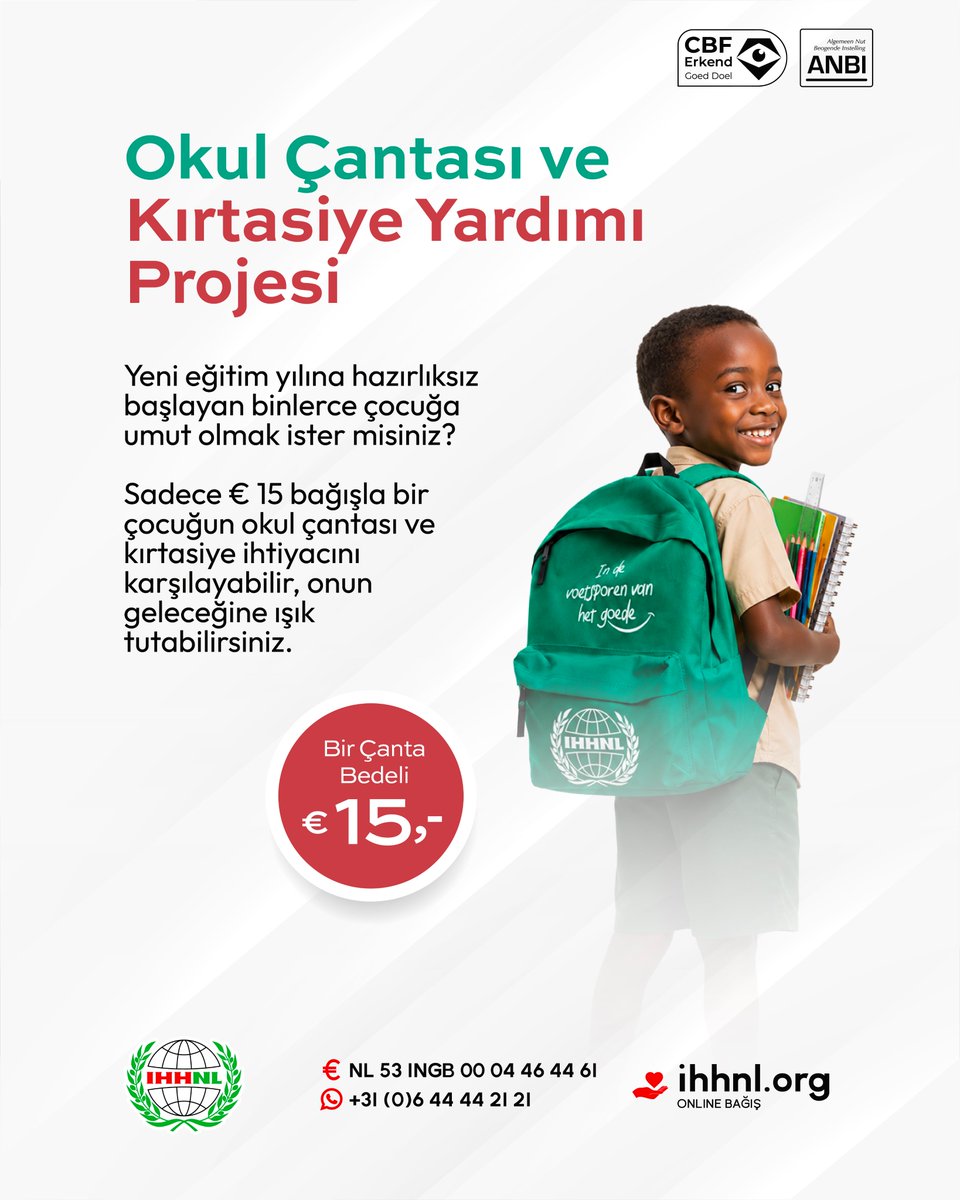 IHHnl's tweet photo. Over de hele wereld hebben duizenden kinderen moeite om hun droom van onderwijs waar te maken door financiële en andere beperkingen. 🌍 https://t.co/JJa3RuS4bG