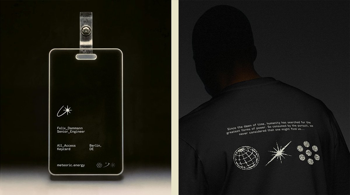 brandarchivexyz's tweet photo. Meteoric by How&amp;How, 2026
Now on Brand Archive: https://t.co/GXkoUWnUzN 

#logos #branding #design https://t.co/qsCtPCe90F