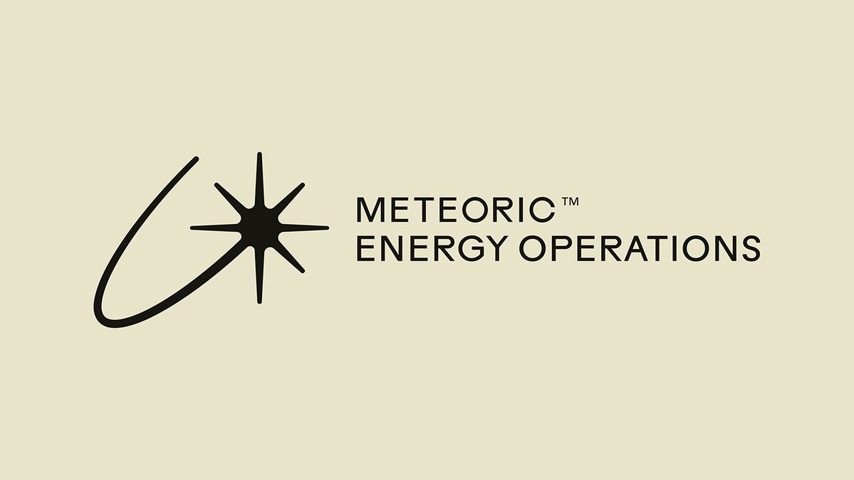 brandarchivexyz's tweet photo. Meteoric by How&amp;How, 2026
Now on Brand Archive: https://t.co/GXkoUWnUzN 

#logos #branding #design https://t.co/qsCtPCe90F