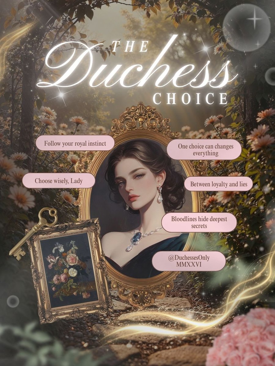 DuchessesOnly's tweet photo. Young Duchesses,  it’s yours to 𝘥͟𝘦͟𝘤͟𝘪͟𝘥͟𝘦.  ᅠ

Choose the story that calls your name,   ᅠ
follow its whispers through  the duchy.  ᅠ
“Choose 𝘸͟𝘪͟𝘴͟𝘦͟𝘭͟𝘺 dear,” Madame said 𖥔 ݁. https://t.co/z41uUdNXhc