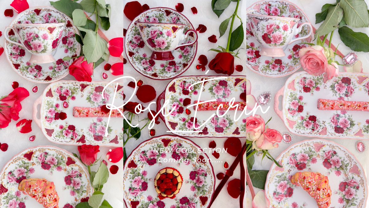 blanche_neige_x's tweet photo. 薔薇の食器はお好き🌹❓

ぜひ拡大して美しさを堪能してください🌹 https://t.co/aGjf7otRF2