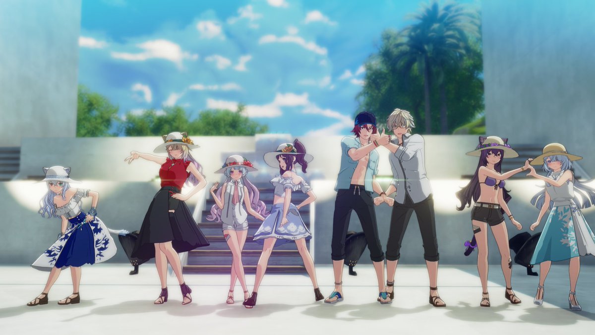 Rick_blpr's tweet photo. ギルイベ『夏のわくわく撮影会』集合写真～～
何名かチャイさんとのショットを撮っておられましたｗ
いつも企画進行ありがとうございます！楽しかったです～
#ギルド雪月花 https://t.co/I0VR0Xpxm8
