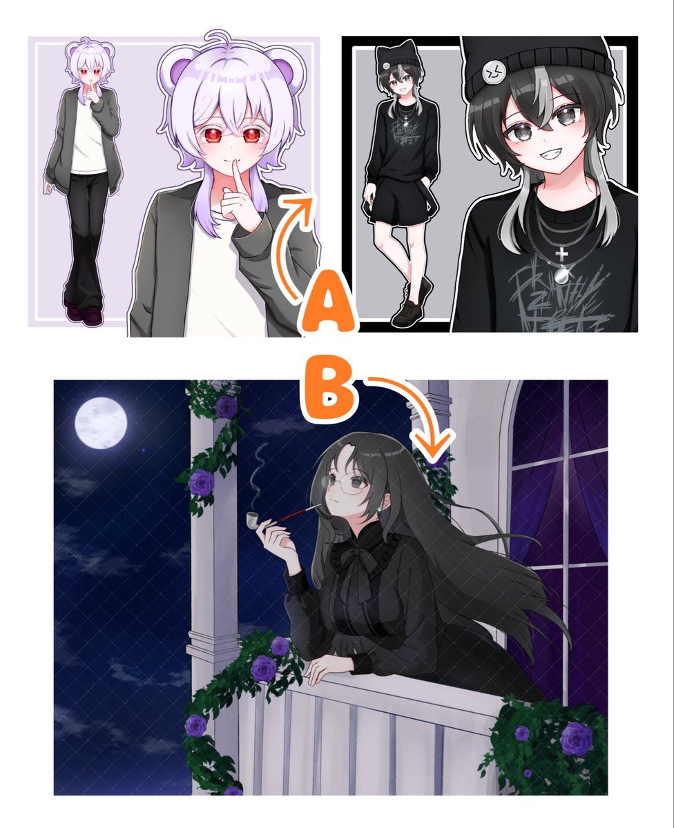 Tuki___nyan's tweet photo. 🌙イラスト練習・サンプル作成のため 無償企画を開催します🌙

🌸募集
Ａ・立ち絵【2名様】 B・1枚絵【1名様】

🌸応募方法
リプ or DMに  「A」または「B」を記載

🌸締切7/15

詳細は画像か確認お願いします(*ᴗˬᴗ)
当選者の方には締切後にDMいたします❕

#無償企画 #無償イラスト #無償依頼 https://t.co/DR2hpUJ427
