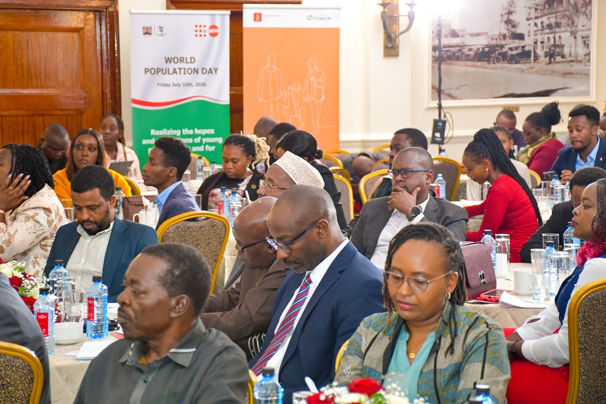 PSKenya_'s tweet photo. The future of every nation is shaped by the opportunities we create for young people today.

Today, #PSKenya, through the #AccelerateProgram funded by the Embassy of Denmark, joined government and partners in commemorating #WorldPopulationDay under the theme, "Realizing the hopes and aspirations of young people today and for the future."

Young people thrive when they have access to accurate information, quality health services, and supportive environments that empower them to make informed decisions about their lives and futures.

Working alongside government and partners, the Accelerate Program is helping build a future where every young person can realise their full potential by advancing the three zeros: Zero Unmet Need for Family Planning, Zero Preventable Maternal Deaths, and Zero Gender-Based Violence and Harmful Practices.

Investing in young people today is an investment in healthier families, stronger communities, and a more prosperous Kenya tomorrow.

#WorldPopulationDay #YouthHealth #SRHR #ZeroUnmetNeedForFamilyPlanning #ZeroMaternalDeaths #EndGBV