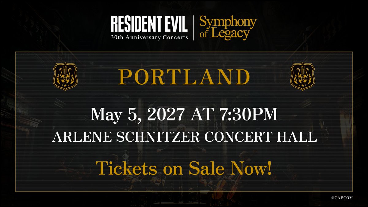 RESIDENT EVIL 30th Anniv. Concerts tweet media