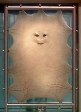 TharriesYT's tweet photo. 🚨CASSANDRA UNMASKED🚨 I’ve been doing some research, and Cassandra from Doctor Who isn’t actually a bunch of skin on a rack. It’s a woman called Zoë Wanamaker who is an actor! The BBC are laughing at us. https://t.co/qpaVMT9bec