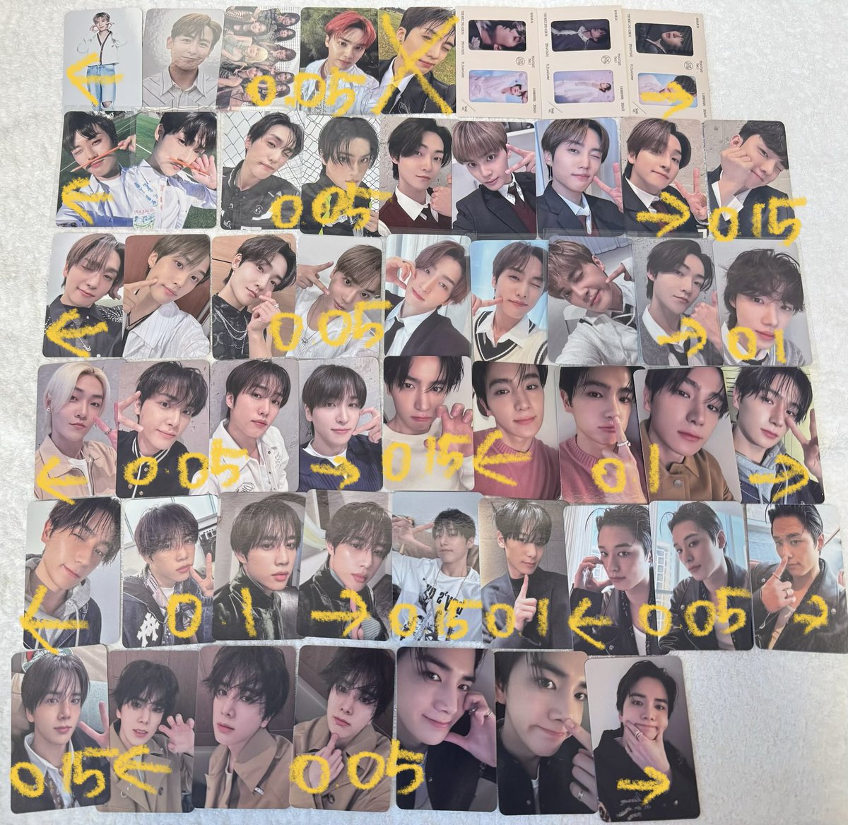 sellhu12's tweet photo. 💛더보이즈 포카 포토카드 분철

💛옵챗
https://t.co/DednVnBa75

wts the boyz tbz sell poca pob 위드뮤 더비키트 현재 주연 선우 뉴 큐 영훈 케빈 에릭 상연 제이콥 이불 미공포 프롬 미개봉 앨범 양도 판매 md 콘서트 입장포 교환 인터젝션 팬미팅 중국 상하이 낮공 밤공 아뜰리에 https://t.co/8d33YGTY2D