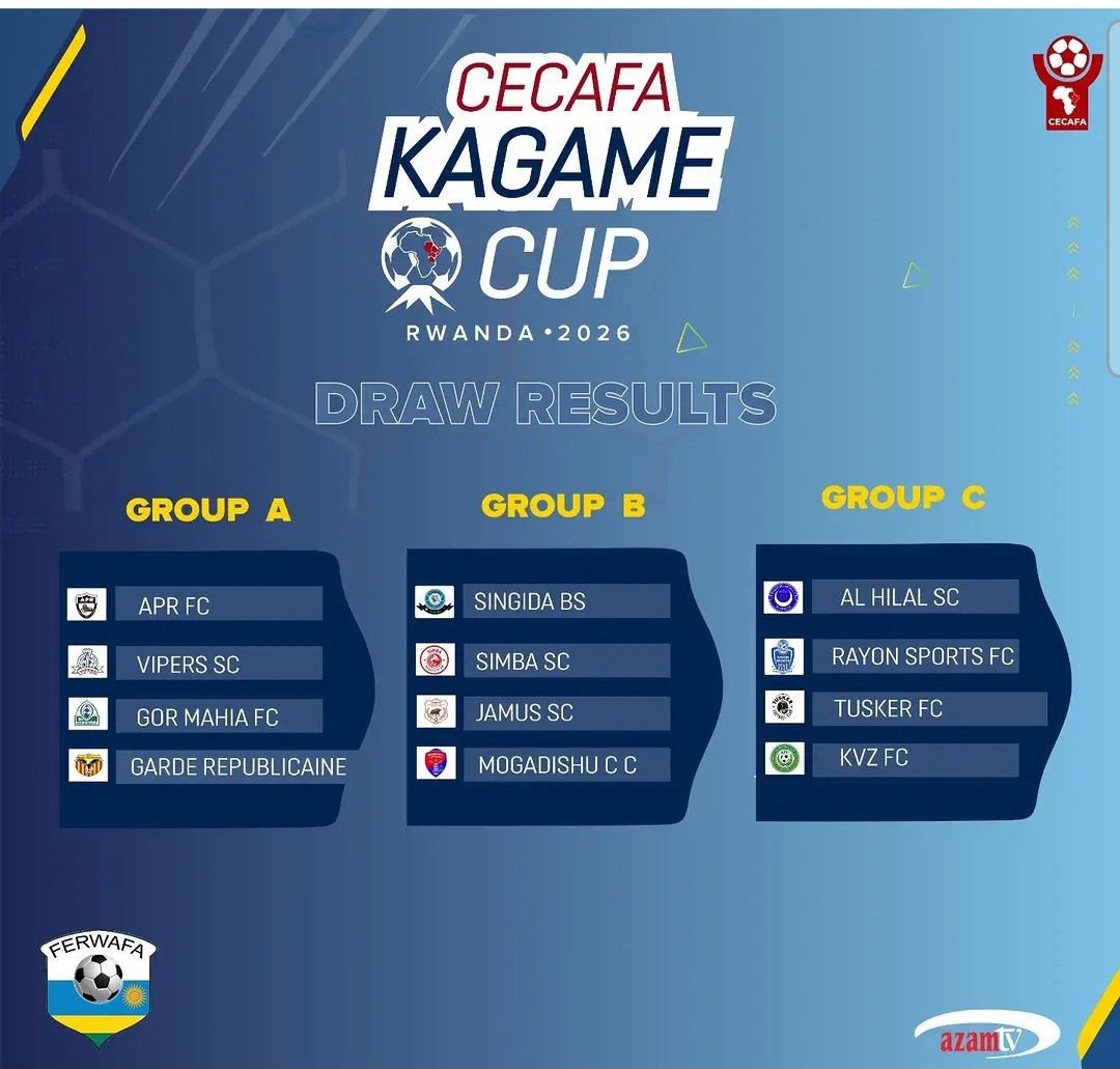 Wacele7's tweet photo. Uko tombola ya #cecafakagamecup irangiye https://t.co/epc5tM7ixL