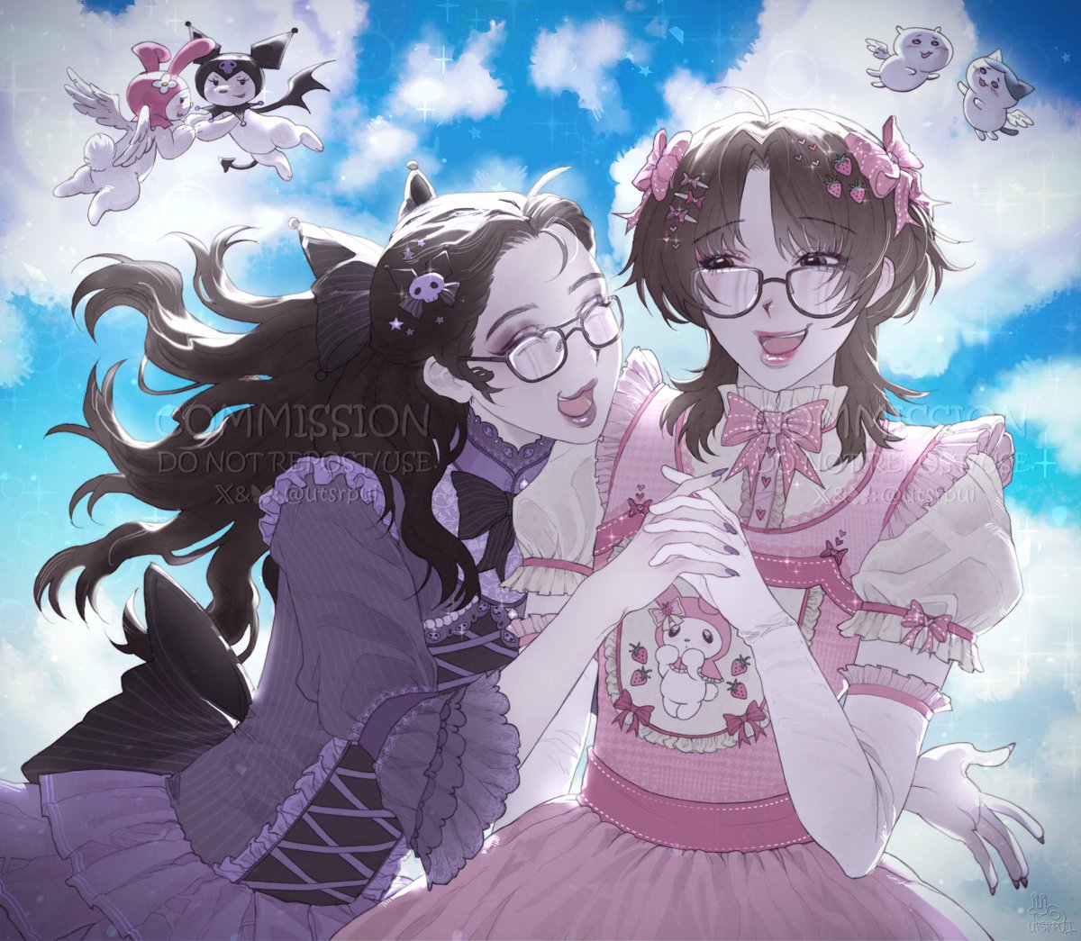 utsrpui's tweet photo. (─‿‿─) 🌸 (^◡ ^   ) ♡‧₊˚ 
#art #commission https://t.co/4IGLBZpNhk