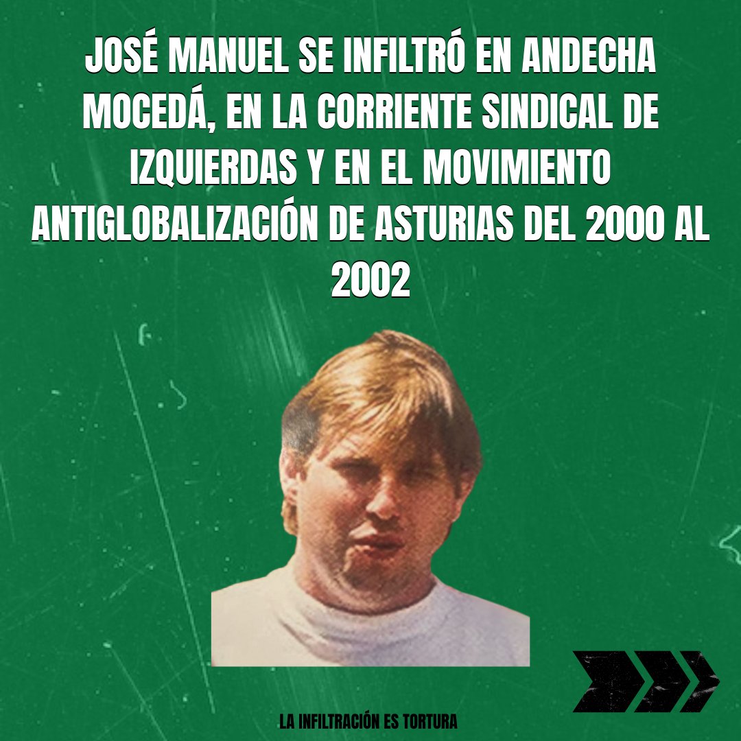 undercover_25_'s tweet photo. José Manuel Iglesias Romero, policía nacional infiltrado en Asturias de 2000 a 2002

Su testimono fue clave para encarcelar a Cándido y Morala, cuya historia inspiró la peli "Los lunes al sol".

Sigue siendo policía y entrena en el Club de Judo Lena

(vía @/infiltracionesm en IG) https://t.co/2caaiDriF3