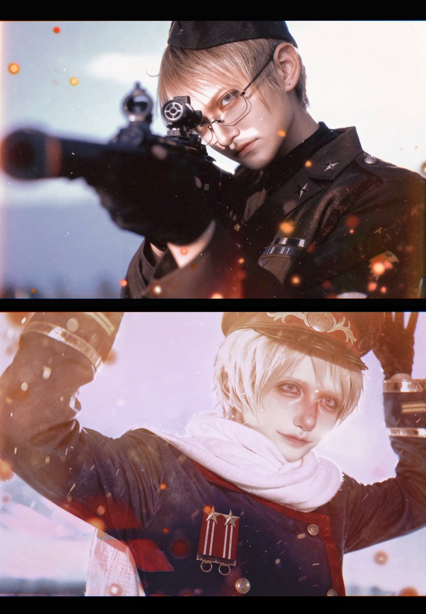 MITAMI1984's tweet photo. APH/Cosplay

「Make a wish ,Брагинский.」

「Загадай его за меня ,Alfred.」

一人二役 2日連続で撮りました https://t.co/Wb8xrFOCdi