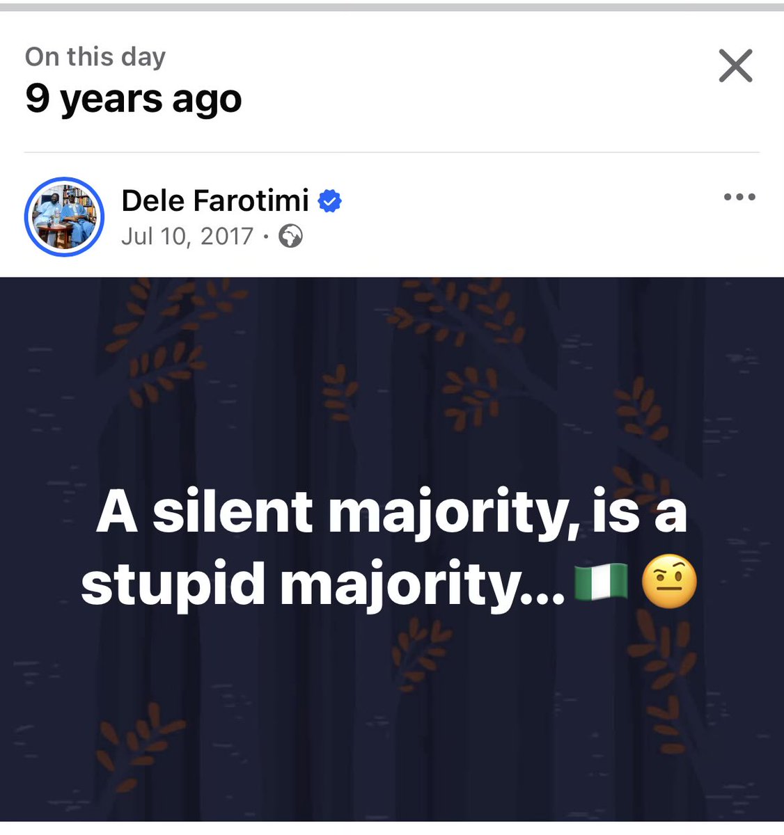 DeleFarotimi's tweet photo. 200 Million Mumus..🇳🇬🤬 https://t.co/JhrBDEDFq9