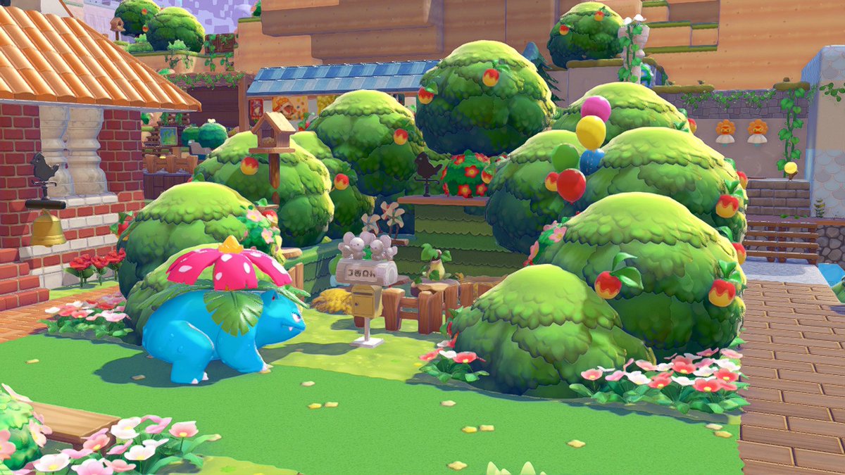 cloudroppersMGL's tweet photo. フシギダネ一族の家を作りました🌳
木をもさもさ植えるの楽しい！ https://t.co/CqHpS9poZZ