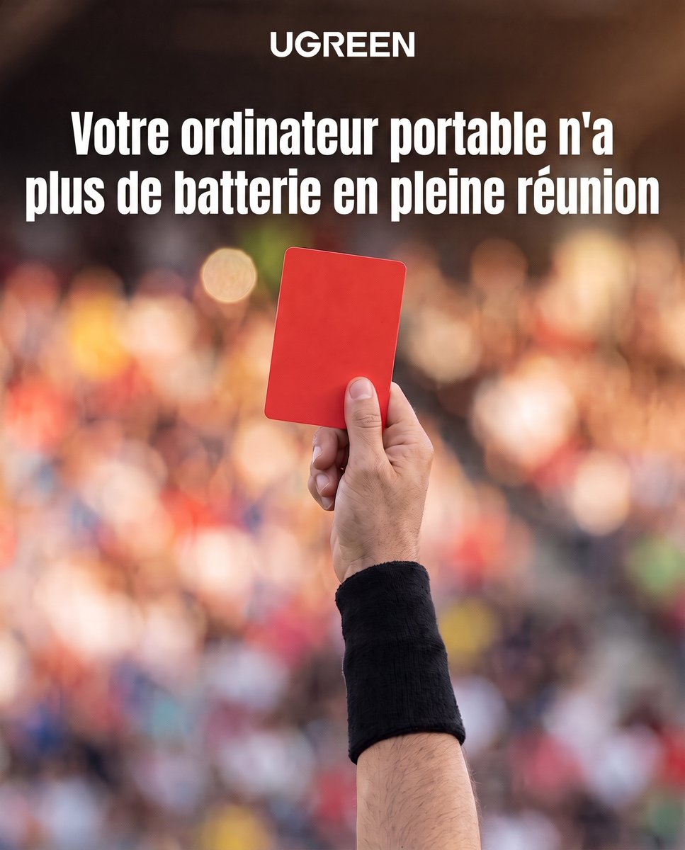 UgreenFR's tweet photo. Commentez si vous ou un ami méritez un carton rouge 👍

#UGREEN #fun #CartonRouge https://t.co/bO9GoGPIiw