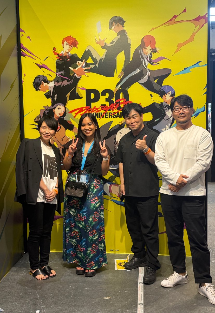 Kayane's tweet photo. Avec des invités incroyables pour fêter les 30ans de #Persona à #JapanExpo2026 ! 

Ne ratez pas la conférence sur la scène Take à 14h45 aujourd’hui ! 

J’ai l’honneur de l’animer en présence de Kazuhisa Wada, Shigenori Soejima et Hanako Oribe !!! 😍 @SEGA https://t.co/w2PN5xEWpe