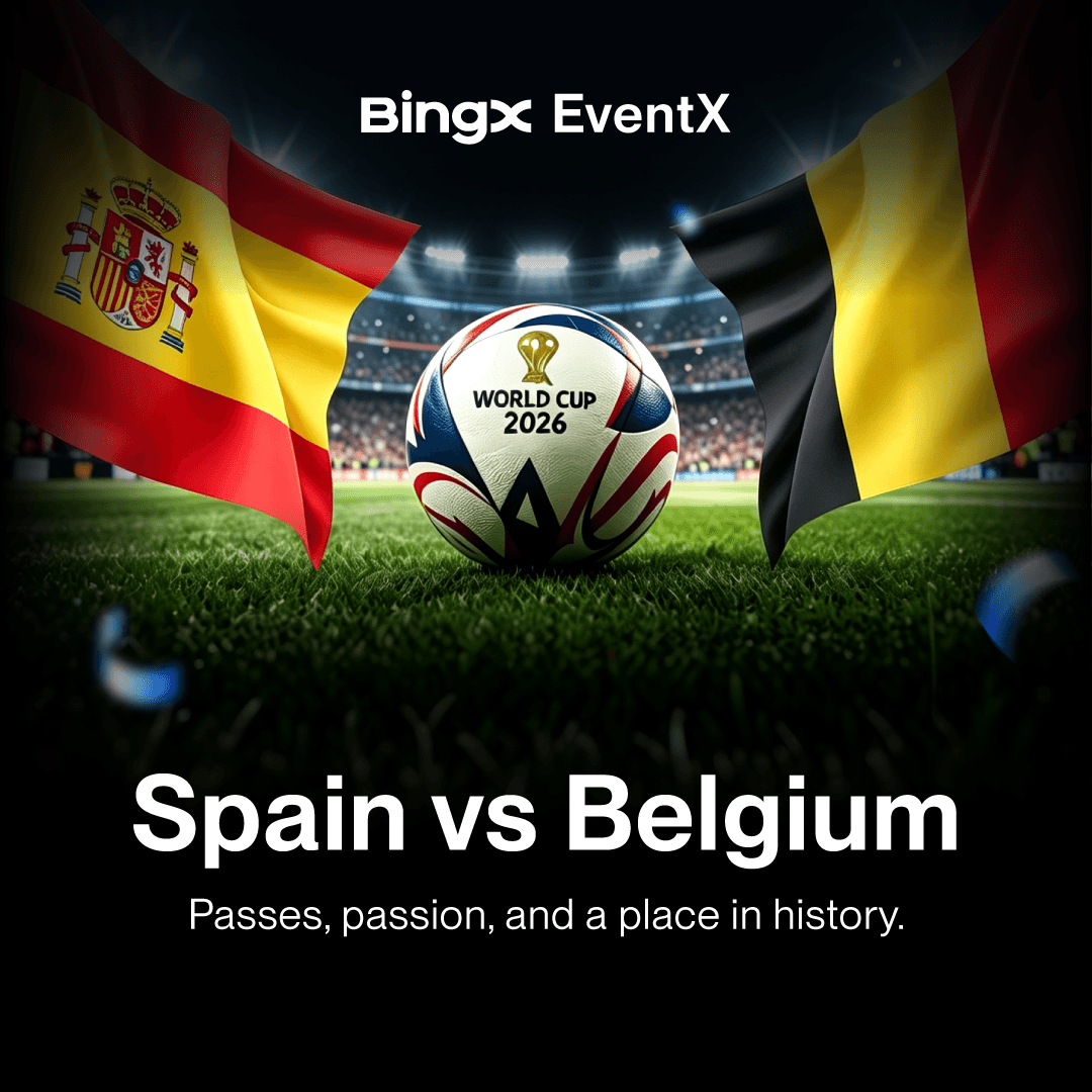 BingXOfficial's tweet photo. Some battles are bigger than football 🫵

Will Spain's vision overcome Belgium's firepower?
Will a new hero rise under the lights?

90 minutes.
One chance to make history.

#BingXFootballEvent  ⤵️
