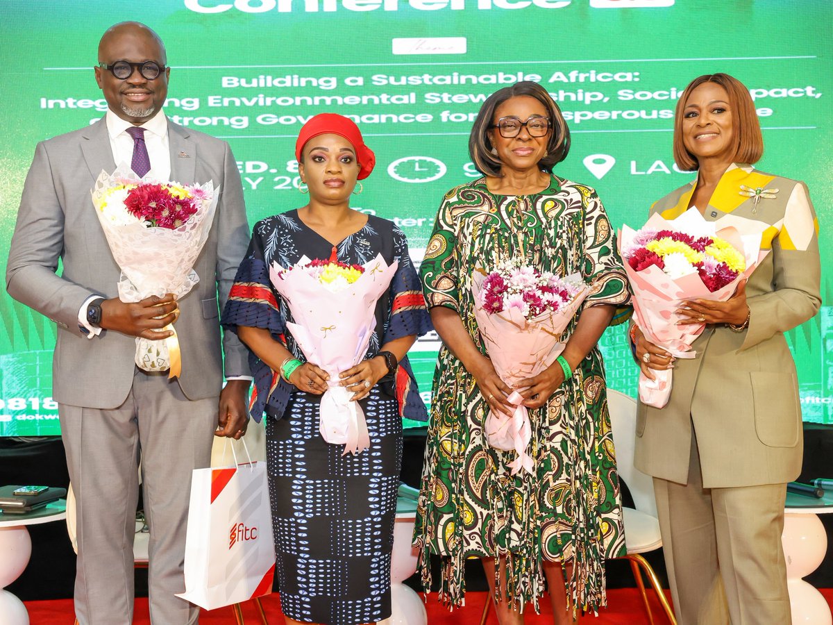 Oando_PLC's tweet photo. Oando believes that doing business sustainably is essential, not optional. 

Well done to Ms. Ayotola Jagun, Chief Corporate Services & Sustainability Officer, Oando PLC, and the Conference Planning Committee on the successful delivery of the @FITC Sustainability ESG Conference 2026, bringing together business leaders to advance meaningful conversations on the future of corporate sustainability

As Chairperson of the Conference Planning Committee, Ms. Ayotola also moderated a session that explored how organisations can build resilience through responsible environmental stewardship.

#oandospeaks #fitc2026 #theeraofus